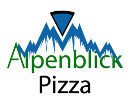 Alpenblick Pizza logo.